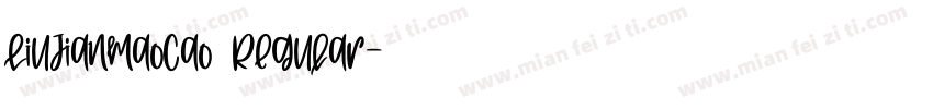 LiuJianMaoCao Regular字体转换